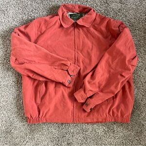 Orvis Men's Vibrant Burnt Orange Lightweight Jacket | Size XL